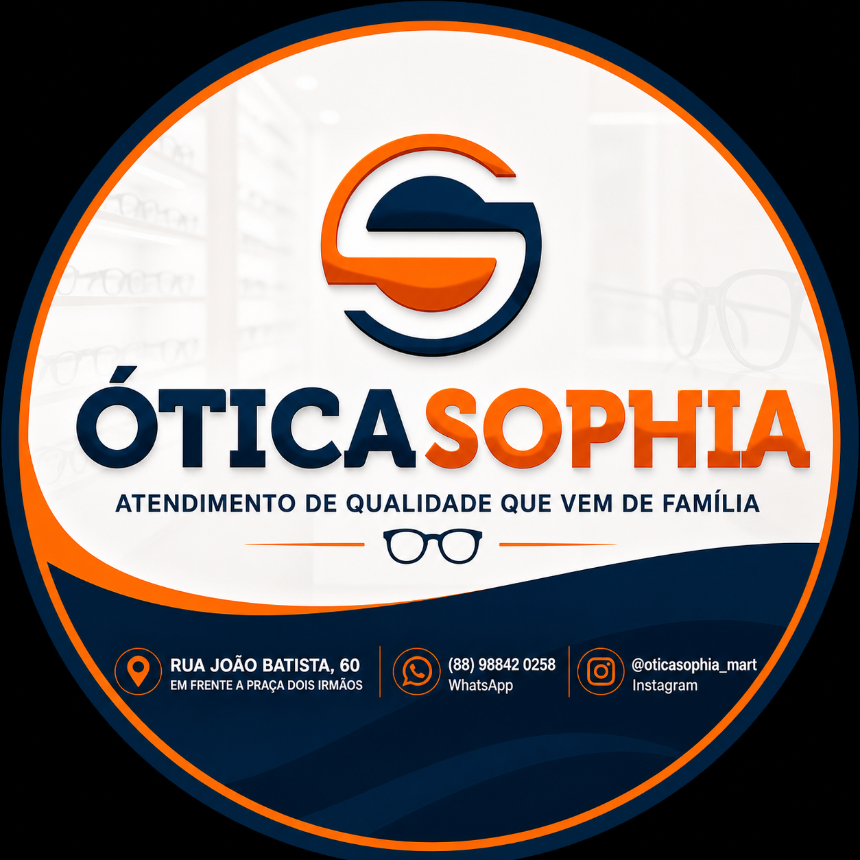Logo da Ótica Sophia